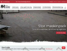 Tablet Screenshot of ahsmedeogmaskinfabrik.dk